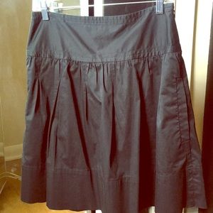 BCBG Max Azria sateen circle skirt. Sz 4. Pockets!